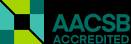 Logo que representa la acreditación AACSB.